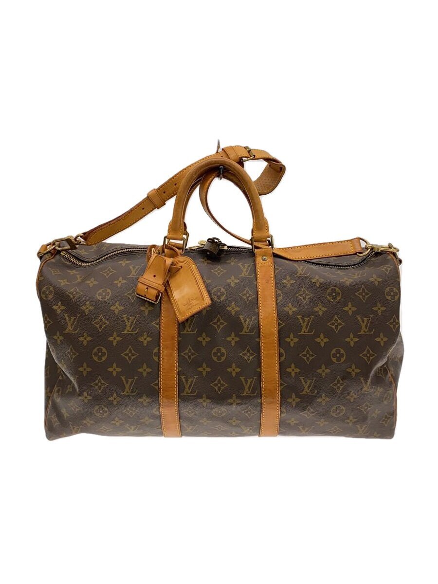 Louis Vuitton Keepall Bandoulière 50 i Monogram canvas - vintage reiseveske, helhetsbilde