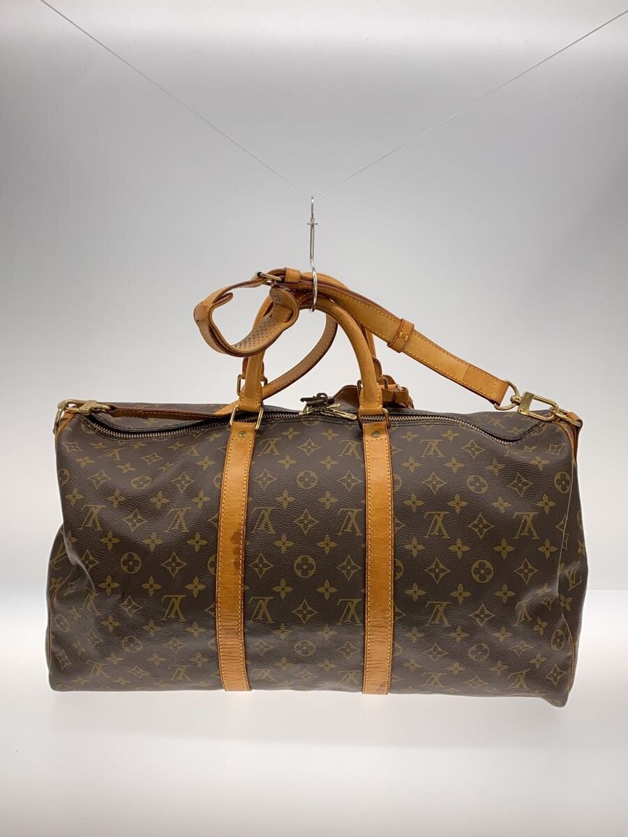 Louis Vuitton Keepall Bandoulière 50 - skråbilde med skulderstropp