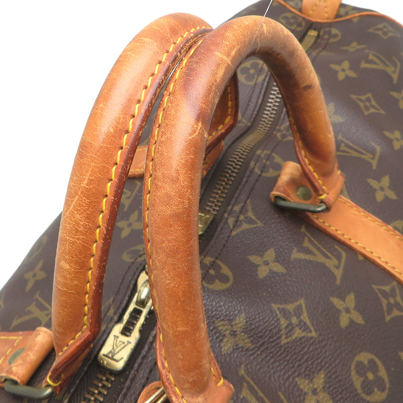 Louis Vuitton Keepall 50 innside med rent fôr i lys farge