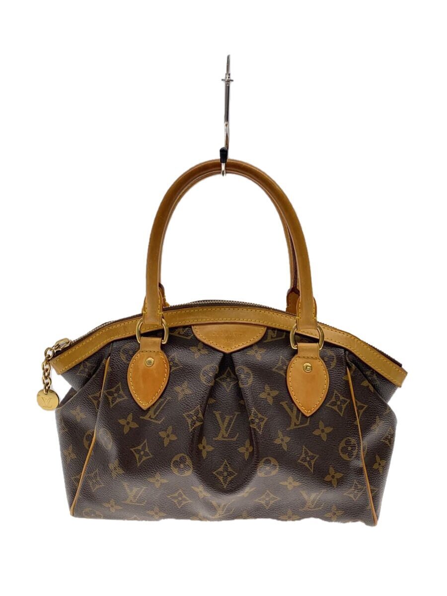 Louis Vuitton Tivoli PM i Monogram Canvas – sett forfra med runde håndtak